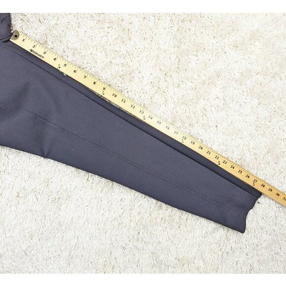 Theory Stretch Knit Scuba Seam Trouser Legging Black Size 8 - Picture 12 of 14